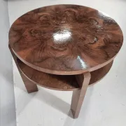 Art Deco Wood Table, 1940s