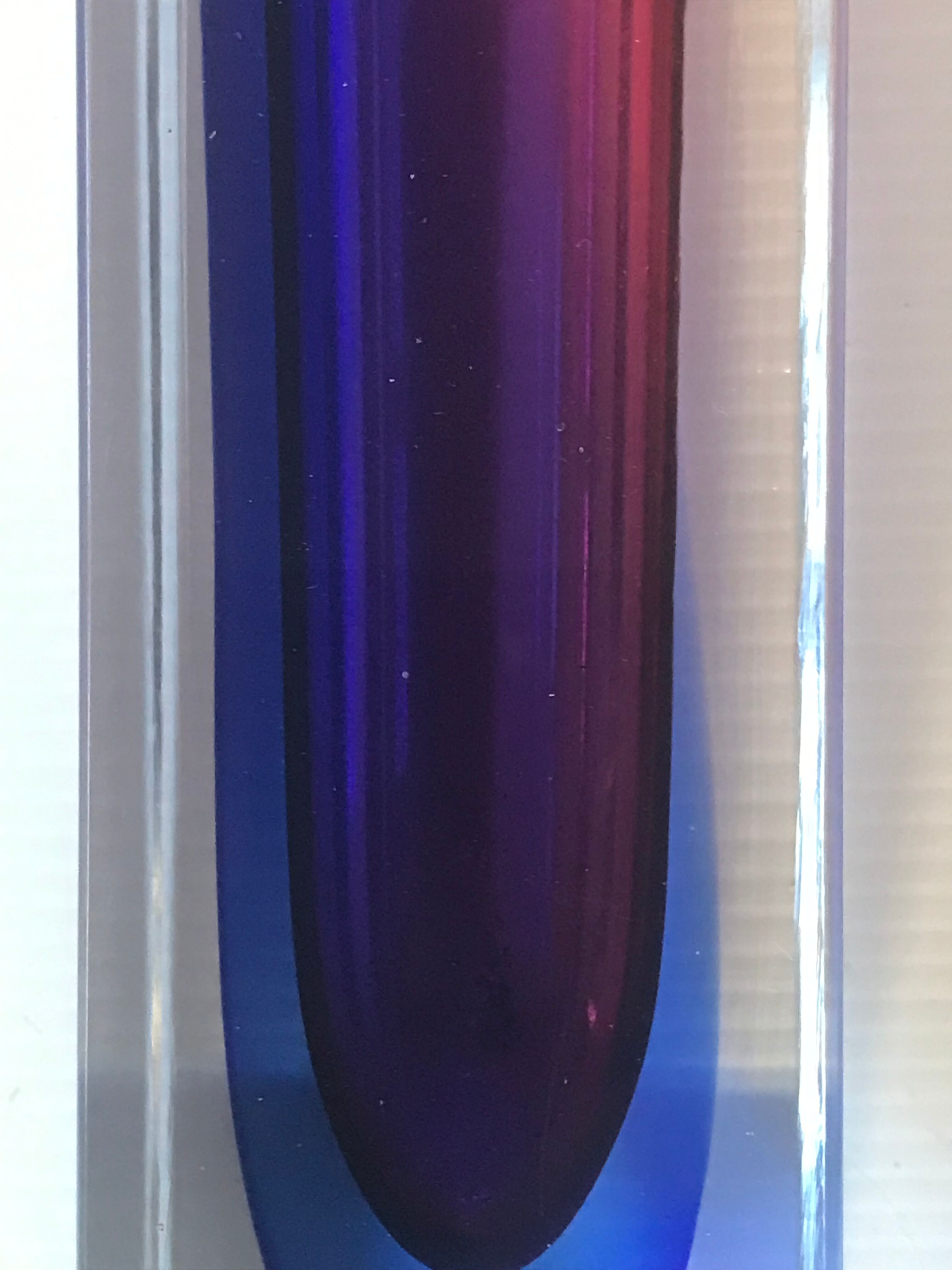 Vintage Murano sommerso vase
