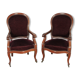 Paire de fauteuils cabriolet