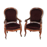 Pair of convertible chairs