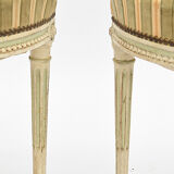 4 Chairs with lyre back