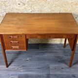 60er 70er Jahre Teak Writing Desk Schreibtisch von Gunnar Nielsen für Tibergaard