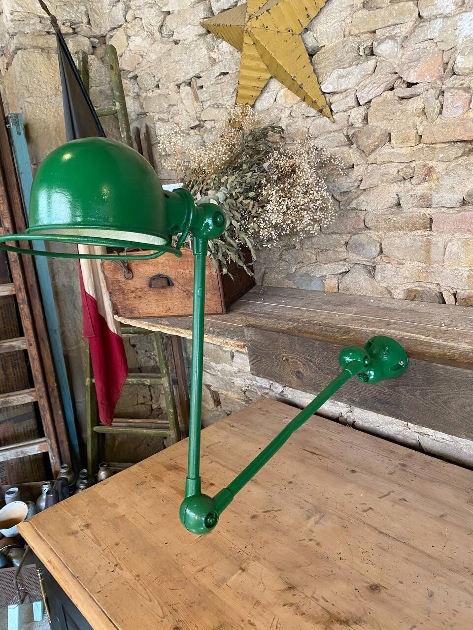 Jielde wall lamp - 2 arms - green garden