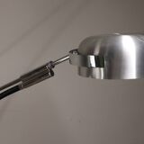 Vintage arc floor lamp with a chrome metal balance, 1970.