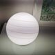 Lampe globe vintage en verre 1980