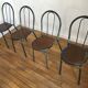 Industrial chair made of wood and metal