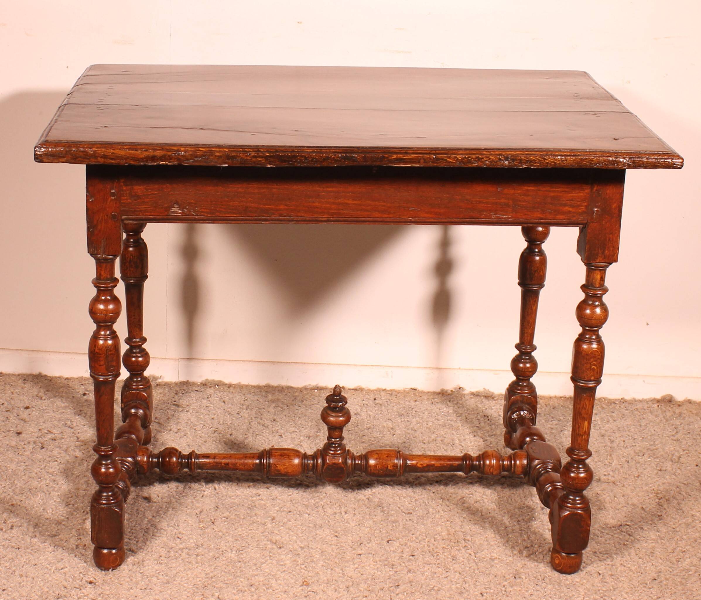 Louis XIII Oak Table - 17th Century