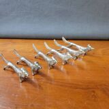 6 animal-shaped knife rests