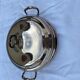 Silver-plated metal vegetable tureen