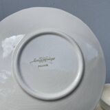 4 beige plain Sarreguemines cups
