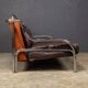 A 20thc italian brown leather sofa by gae aulenti for poltronova c.1962