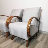 Fauteuils par Jindrich Halabala, 1940s, Set de 2