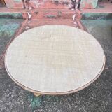 Rattan coffee/side table circa 1960