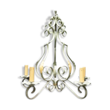 Chandelier. Polychrome metal.