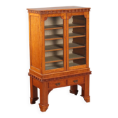 Vitrine ancienne style chinoiserie en citronnier, Royaume-Uni '800