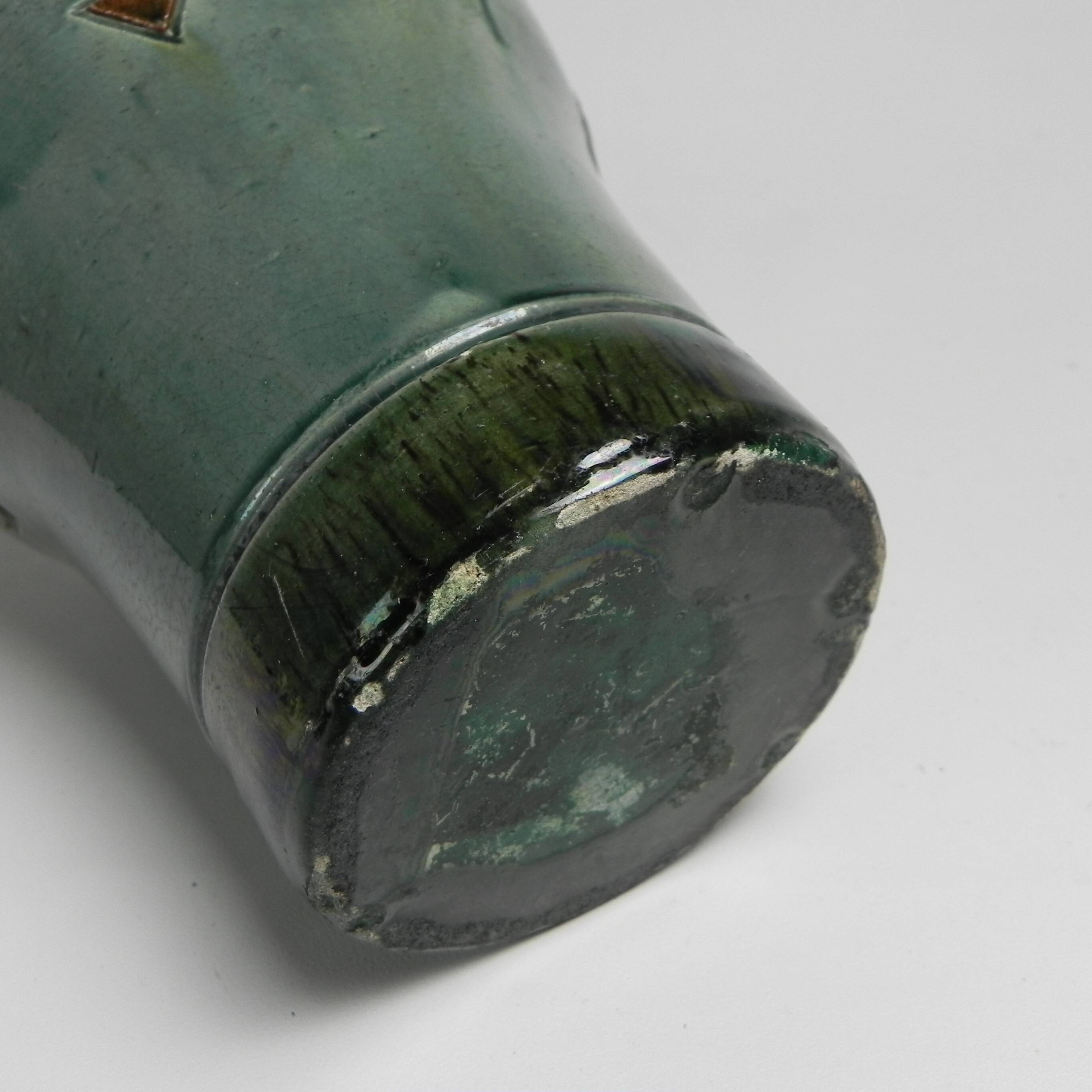 Art Deco Flemish vase with acorn and oak leaf motifs, 1920s