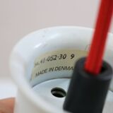 White XL Fog & Morup Optima Pendant Lamp: Hans Due Design, Denmark 1970s