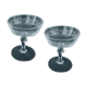Set de 2 verres coupe à champagne décorées d'arabeques