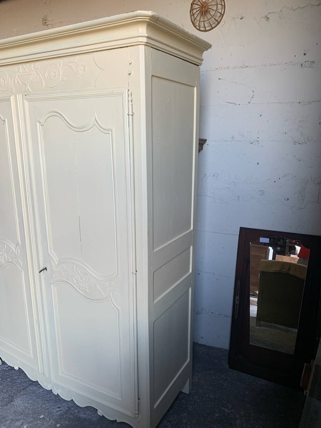 19th Century Bride's Armoire, Dismantlable