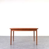 Mid-Century Danish Teak Extendable Dining Table, 1960s.