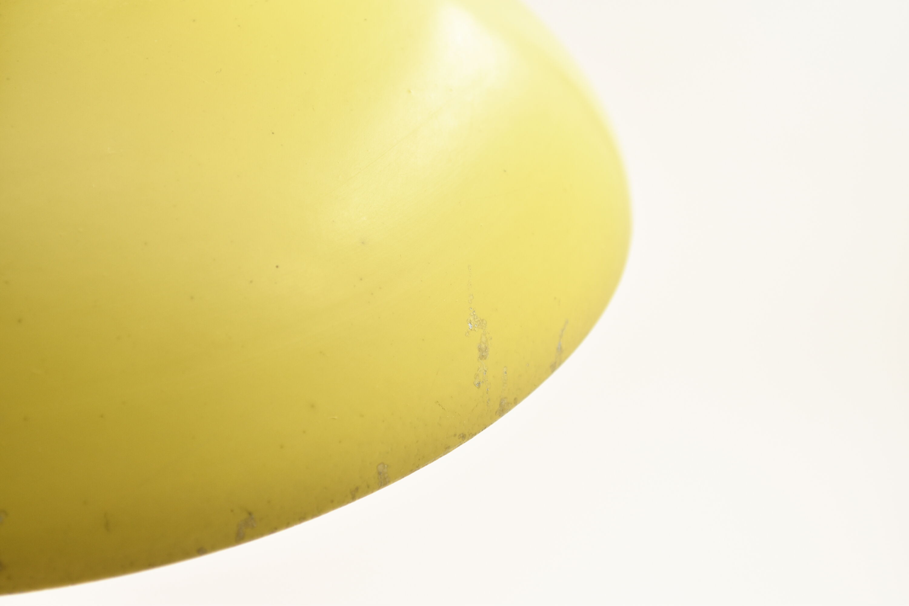 Lemon yellow vintage desk lamp