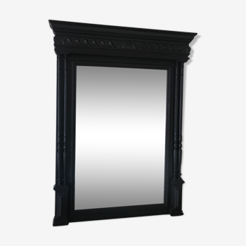 Miroir trumeau noir - 107x81cm