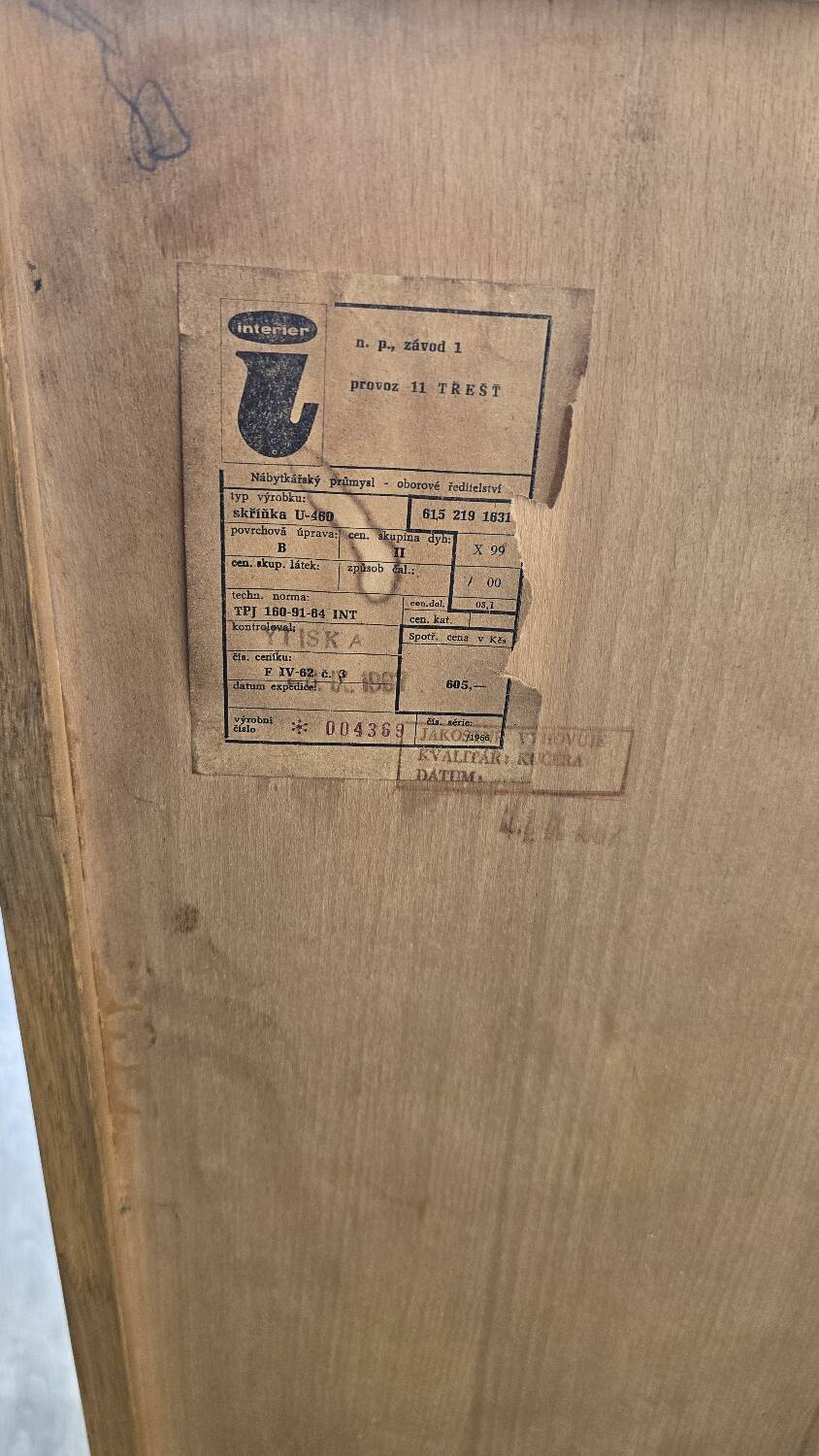 Sideboard by Jiri Jiroutek for Interior Prague, 1960s