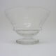 9 old glasses engraved with leaf decoration