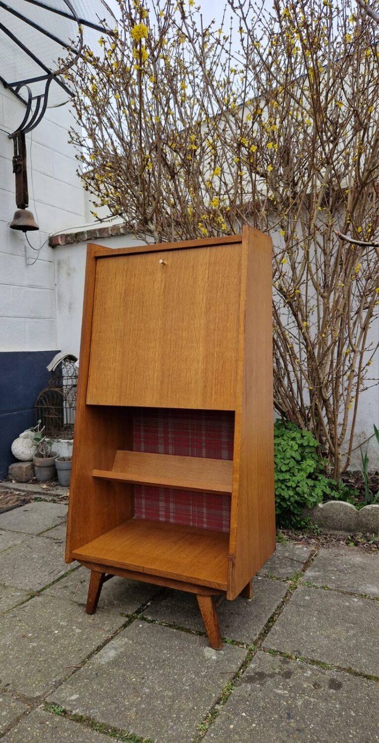 Secretary furniture oak 1950
