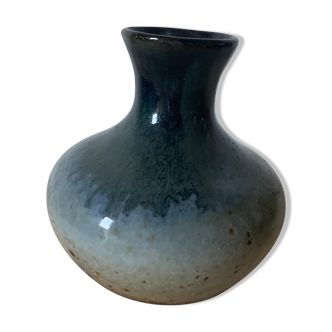 Vase en céramique bleu