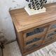 Grainetier meuble de métier en noyer 1950