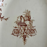 Oval plate "Surcouf" ironstone Lunéville