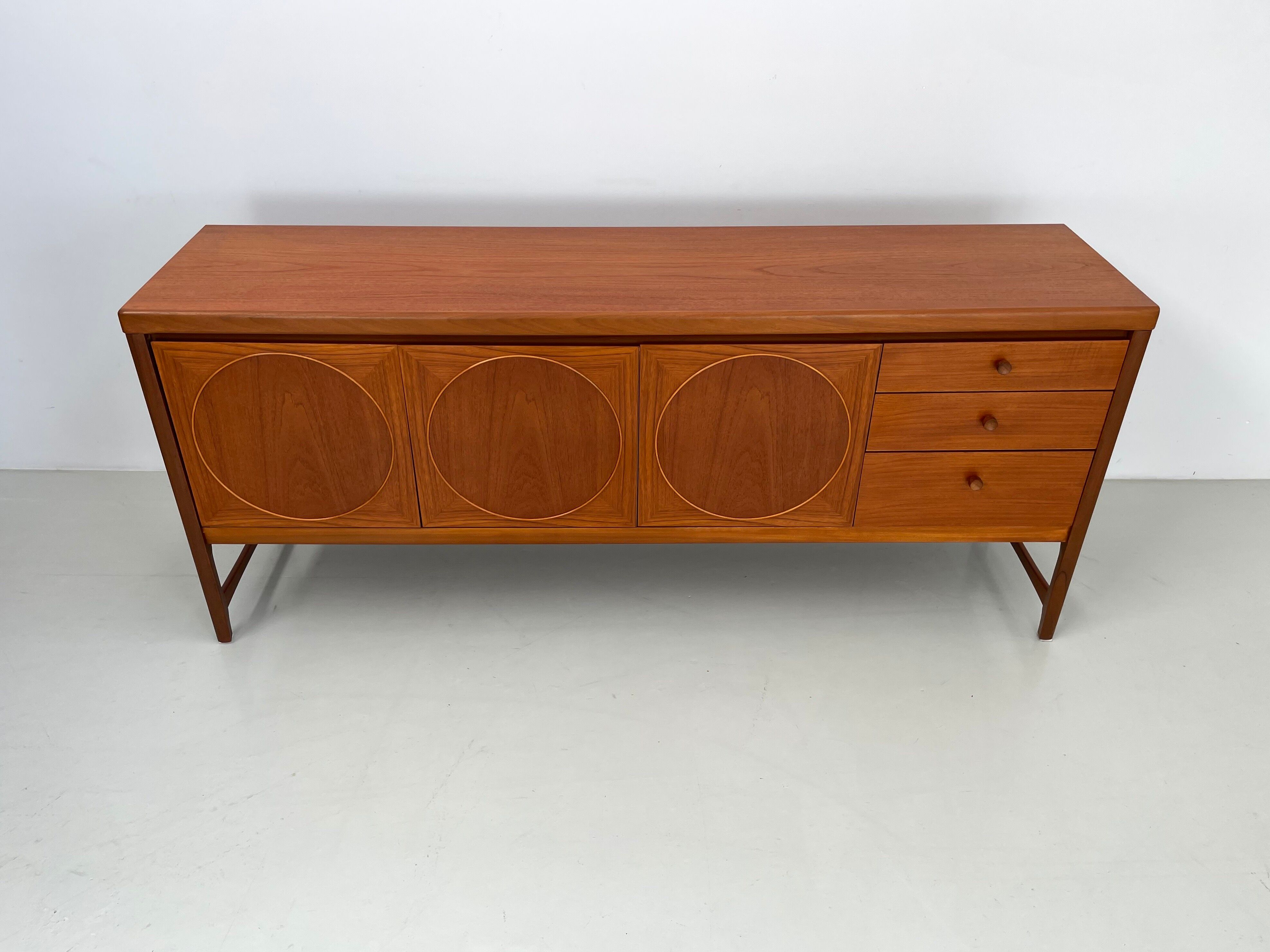 Vintage Nathan "Circle" sideboard 1960's