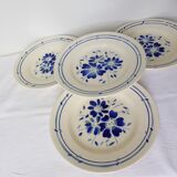 4 assiettes dessert vintage de Longchamp modèle Cholet (2103119)