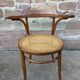 Viennese curved wood armchair Fischel circa 1920