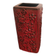 West Germany red ceramic vase 60s vintage