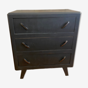 Commode noir vintage