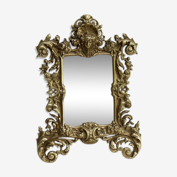 Miroir de table en bronze doré, époque Napoléon III – 2ème partie XIXe
