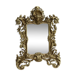 miroir de table en bronze
