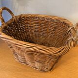 Old rattan basket