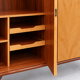 Vintage 4-door wardrobe / linen cabinet from the 1960s or 70s