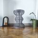 Vintage metal stool / side table