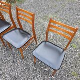 4 Scandinavian chairs from the 1960s