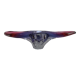 Art Glass Oblong Bowl by Josef Hospodka for Glasswork Chřibská,1960'