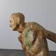 Life-size sculpture “Running Figure” by Karol Broniatowski, 1972