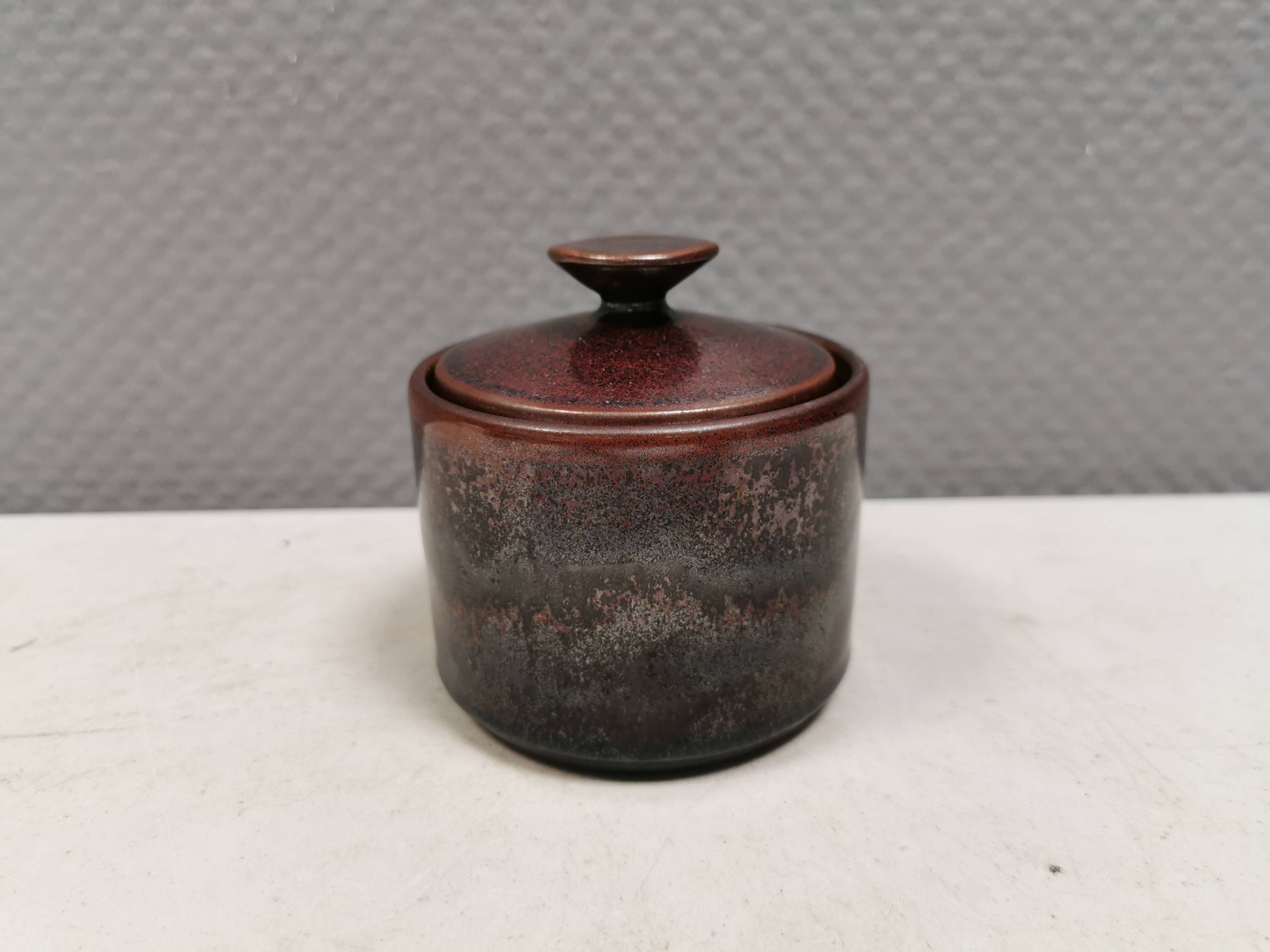 Ceramic sugar bowl with lid by Danish Desiree, 1970s.