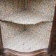 Pair of Louis XV style curved corner cabinets