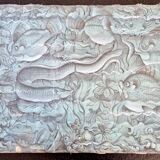 Acrylic on canvas by Gusti Putu Saderi, signed lower right, Indonesia, mid-20th century