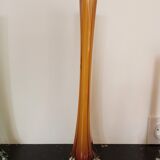Soliflore en verre teinté ancien