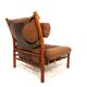 Arne Norell Inca chair with ottoman for Norell AB